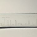 London Skyline - 3D Laser Cut Crystal Glass